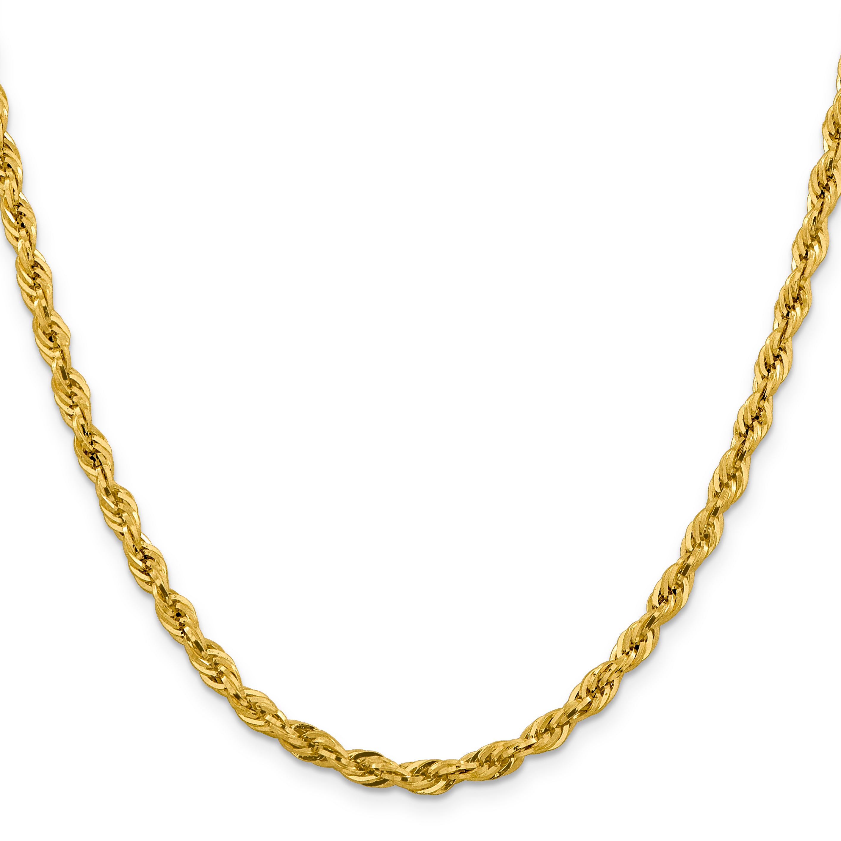 4.25mm 14K Yellow Gold Rope Chain - Sophia Jewelers
