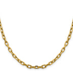 4.9mm 14K Yellow Gold Cable Chain - Sophia Jewelers