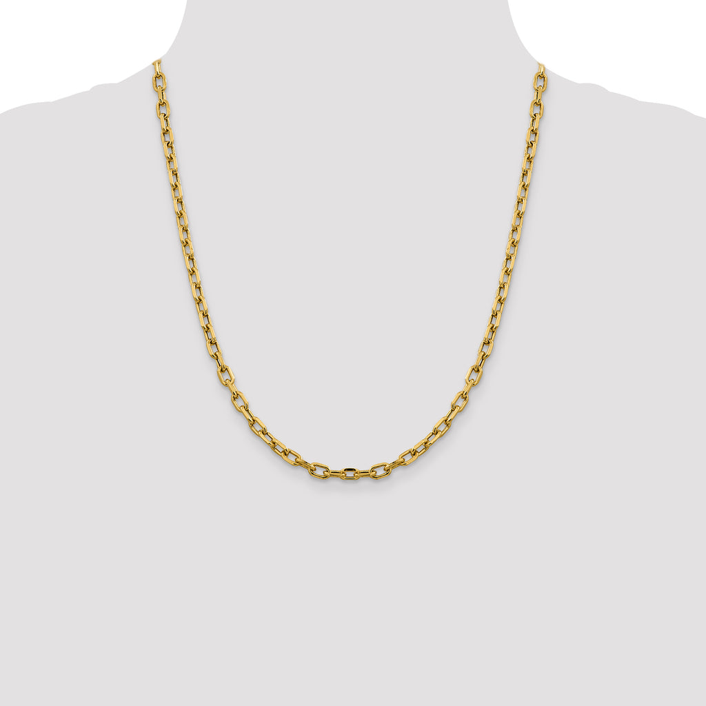 4.9mm 14K Yellow Gold Cable Chain - Sophia Jewelers