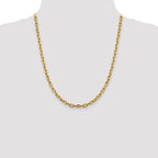 4.9mm 14K Yellow Gold Cable Chain - Sophia Jewelers