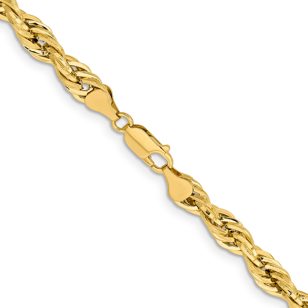 7.0mm 14K Yellow Gold Rope Chain - Sophia Jewelers