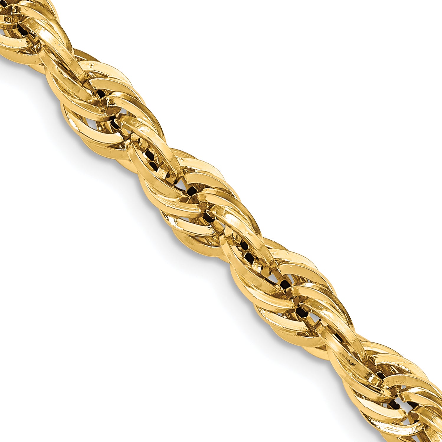 7.0mm 14K Yellow Gold Rope Chain - Sophia Jewelers