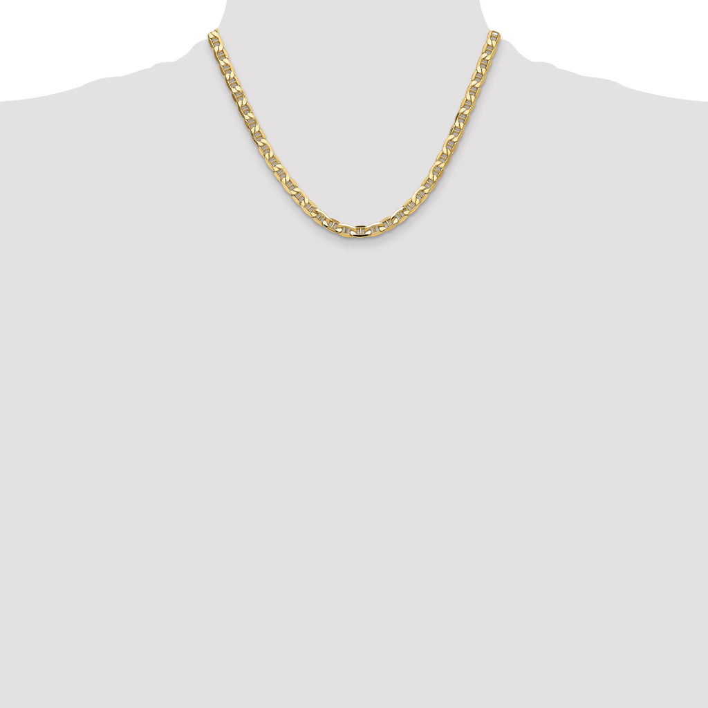 14k 6.25mm Semi-Solid Anchor Chain