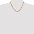 14k 6.25mm Semi-Solid Anchor Chain