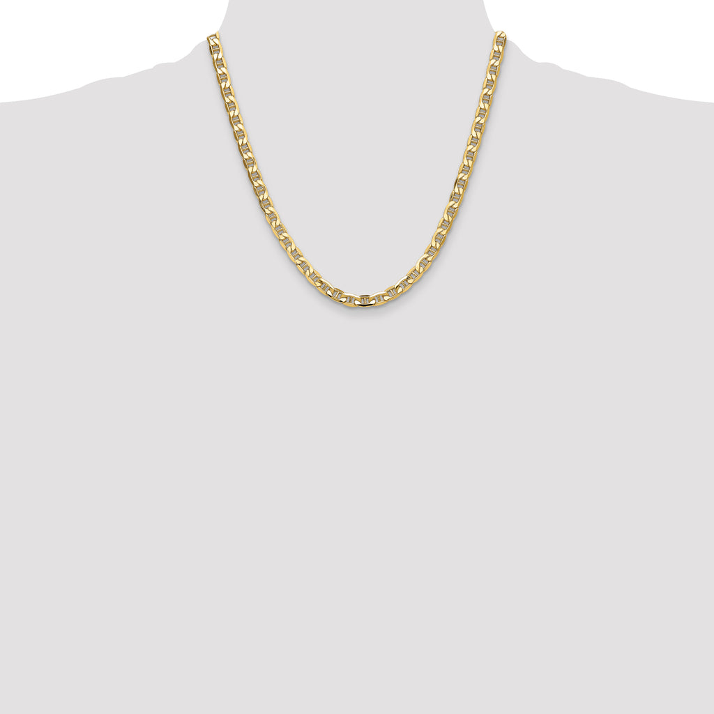 14k 6.25mm Semi-Solid Anchor Chain