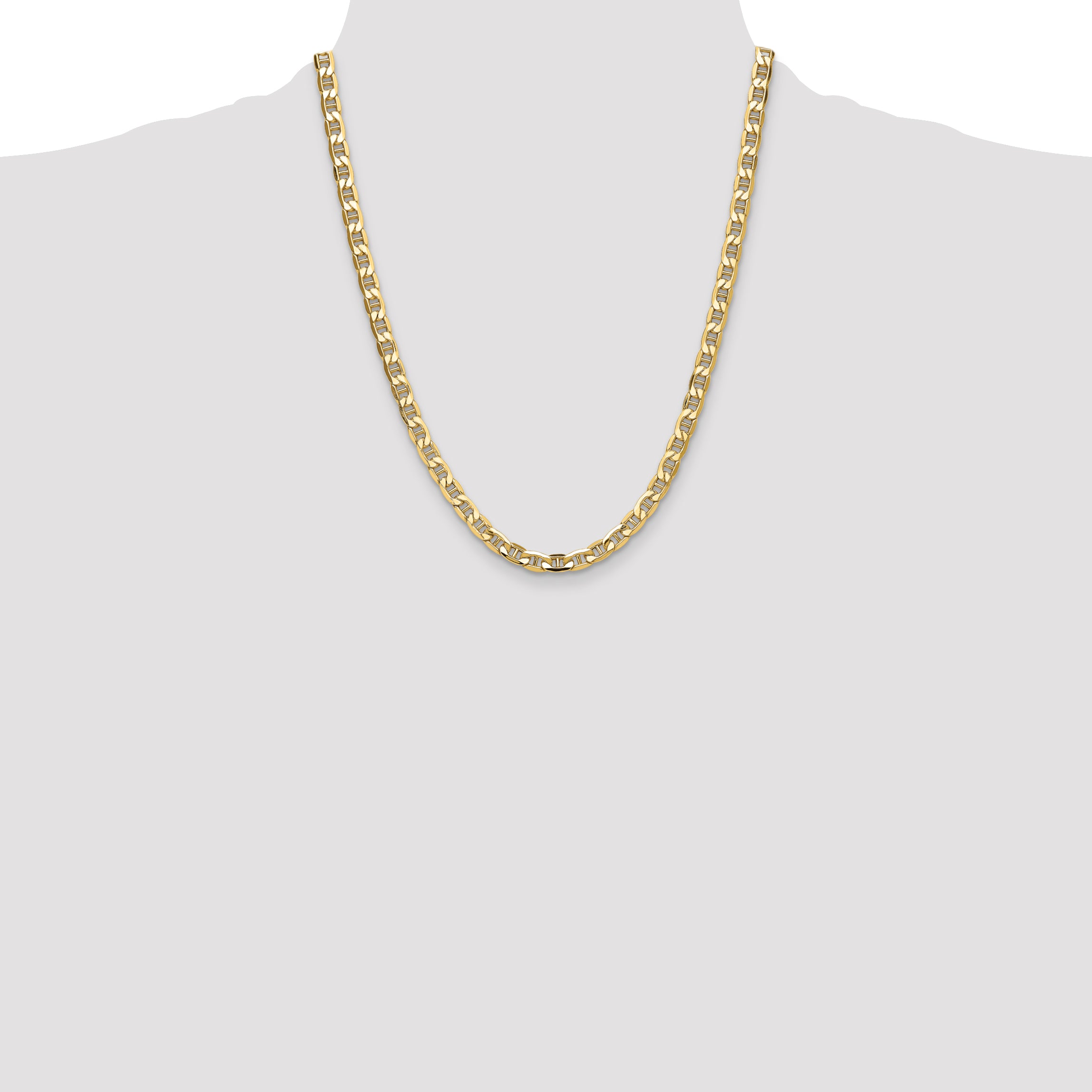 14k 6.25mm Semi-Solid Anchor Chain
