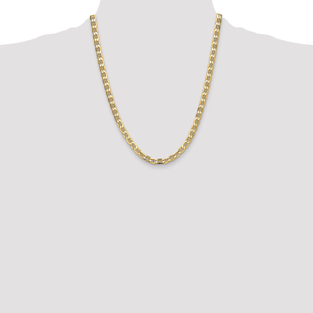 14k 6.25mm Semi-Solid Anchor Chain