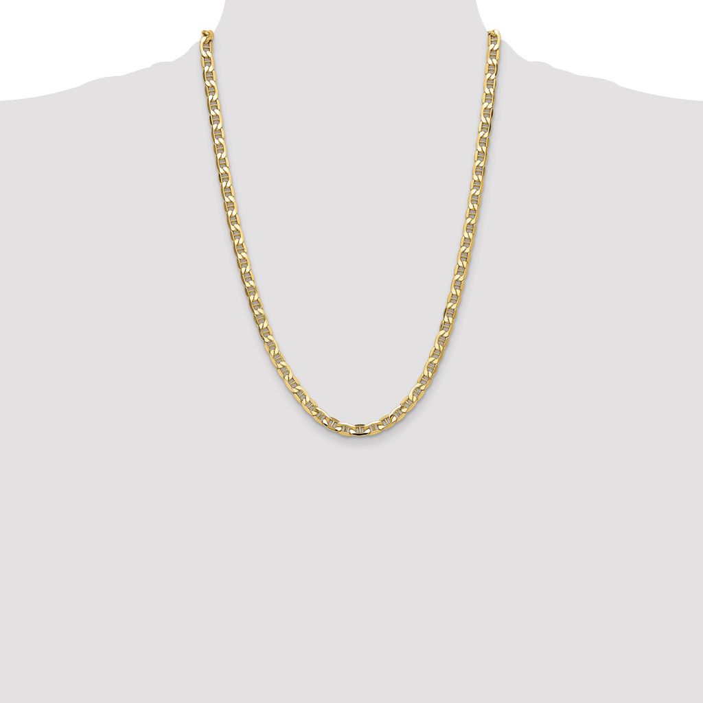 14k 6.25mm Semi-Solid Anchor Chain