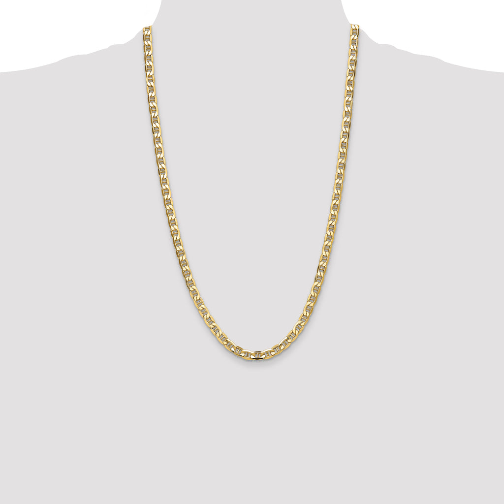 14k 6.25mm Semi-Solid Anchor Chain