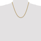 3.5mm 14K Yellow Gold Miami Cuban Link Chain - Sophia Jewelers