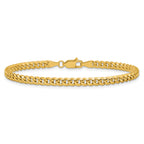 14K Yellow Gold Cuban Chain Necklace 3.5mm