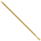 14K Yellow Gold Cuban Chain Necklace 4.5mm