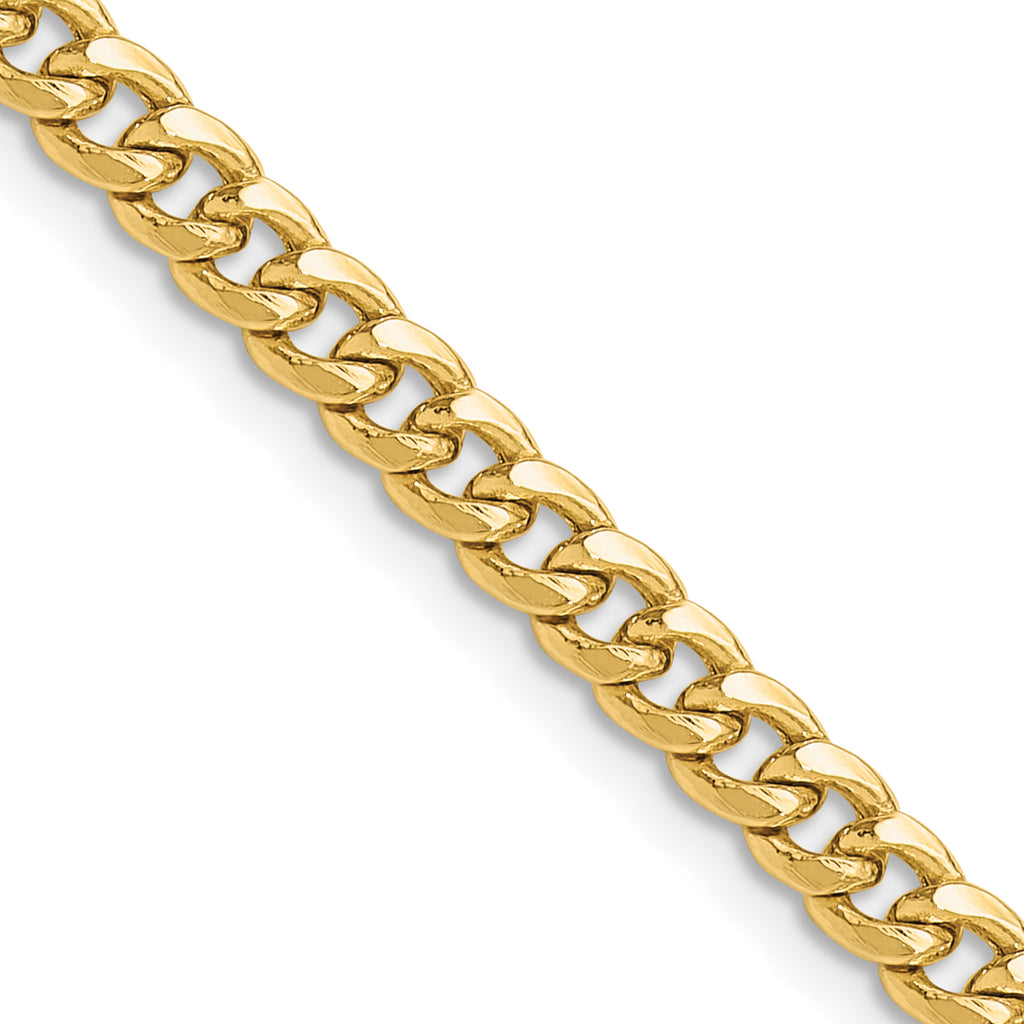 4.5mm 14K Yellow Gold Miami Cuban Link Chain - Sophia Jewelers