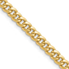 4.5mm 14K Yellow Gold Miami Cuban Link Chain - Sophia Jewelers