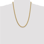 14k 5.25mm Semi-Solid Miami Cuban Chain