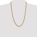 14k 5.25mm Semi-Solid Miami Cuban Chain