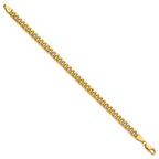 14k 5.25mm Semi-Solid Miami Cuban Chain
