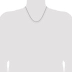 2.2mm 14K White Gold Paperclip Chain - Sophia Jewelers