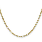 14K Yellow Gold Paperclip Chain Necklace 2.97mm - Sophia Jewelers