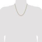 14K Yellow Gold Paperclip Chain Necklace 2.97mm - Sophia Jewelers