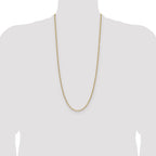 14K Yellow Gold Paperclip Chain Necklace 2.97mm - Sophia Jewelers