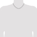 3.7mm 14K White Gold Paperclip Chain - Sophia Jewelers