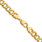 Curb Chain in 14K Yellow Gold, 11.3mm, 7–24 Inch - Sophia Jewelers
