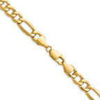 9.4mm 14K Yellow Gold Figaro Chain - Sophia Jewelers