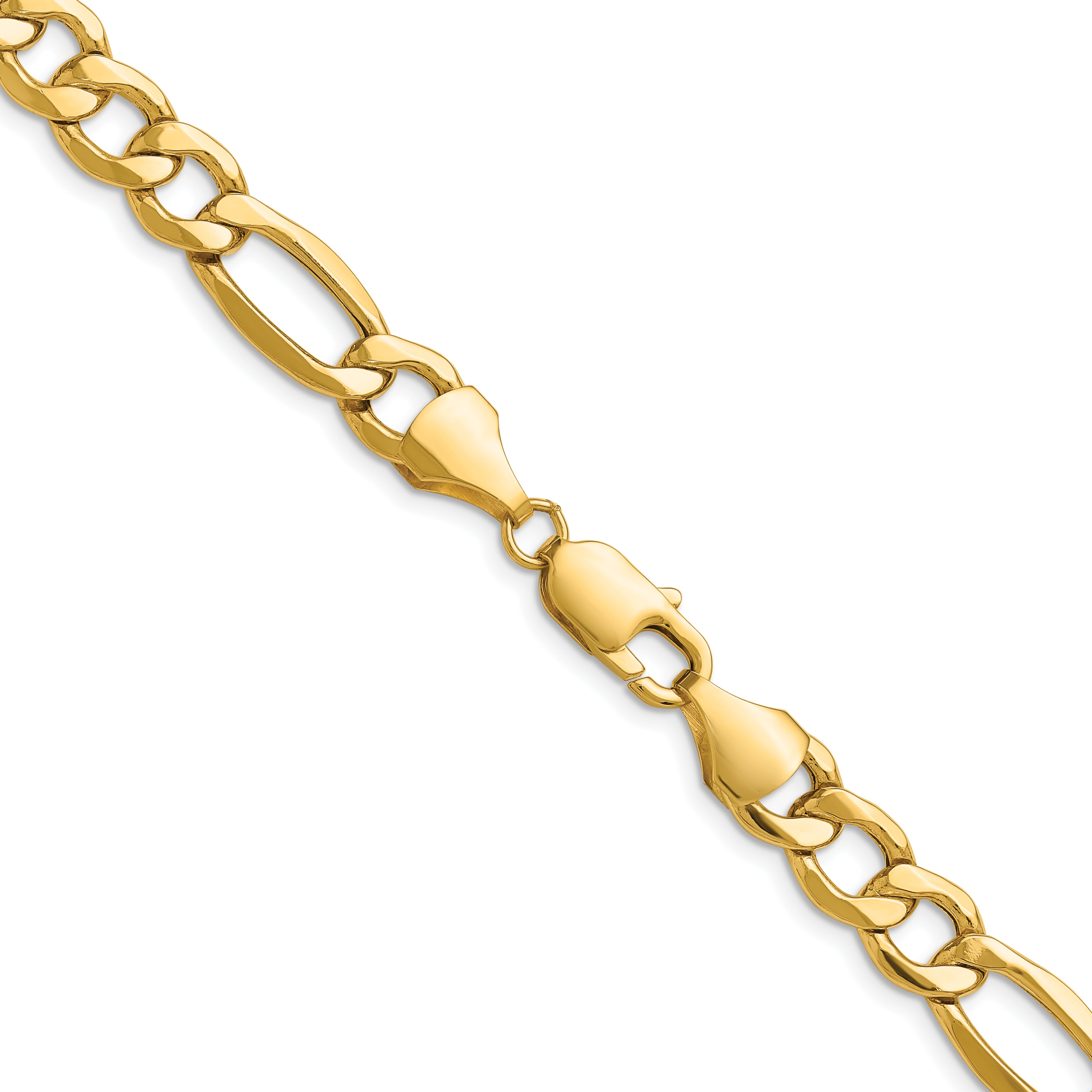 9.4mm 14K Yellow Gold Figaro Chain - Sophia Jewelers