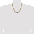 9.4mm 14K Yellow Gold Figaro Chain - Sophia Jewelers