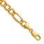 9.4mm 14K Yellow Gold Figaro Chain - Sophia Jewelers