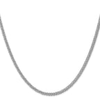 2.6mm 14K White Gold 3-Wire Wheat Chain - Sophia Jewelers