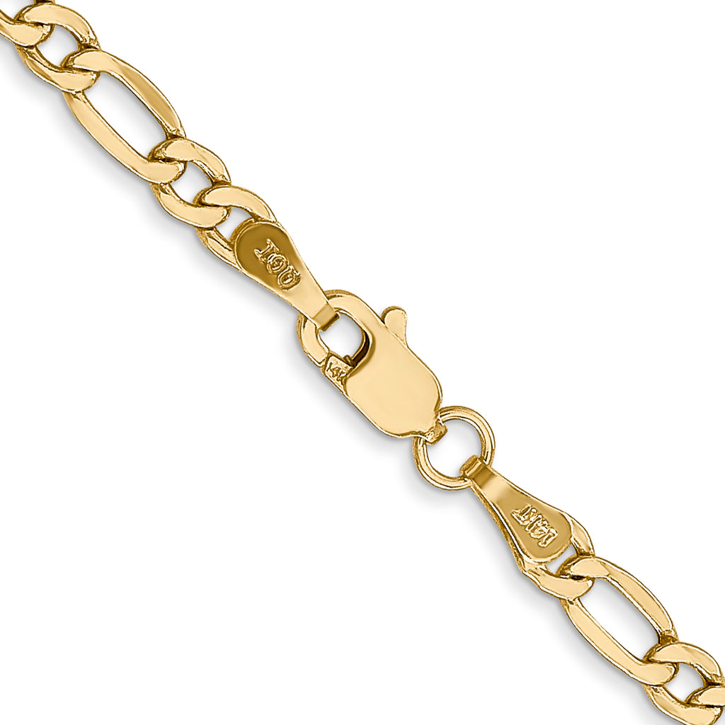 3.5mm 14K Yellow Gold Figaro Chain - Sophia Jewelers