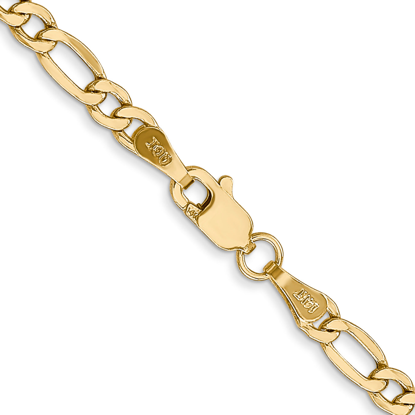 3.5mm 14K Yellow Gold Figaro Chain - Sophia Jewelers