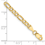 14K Yellow Gold Figaro Chain Necklace 3.5mm