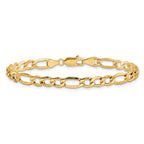 14K Yellow Gold Figaro Chain Necklace 5.75mm