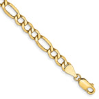 14K Yellow Gold Figaro Chain Necklace 5.75mm