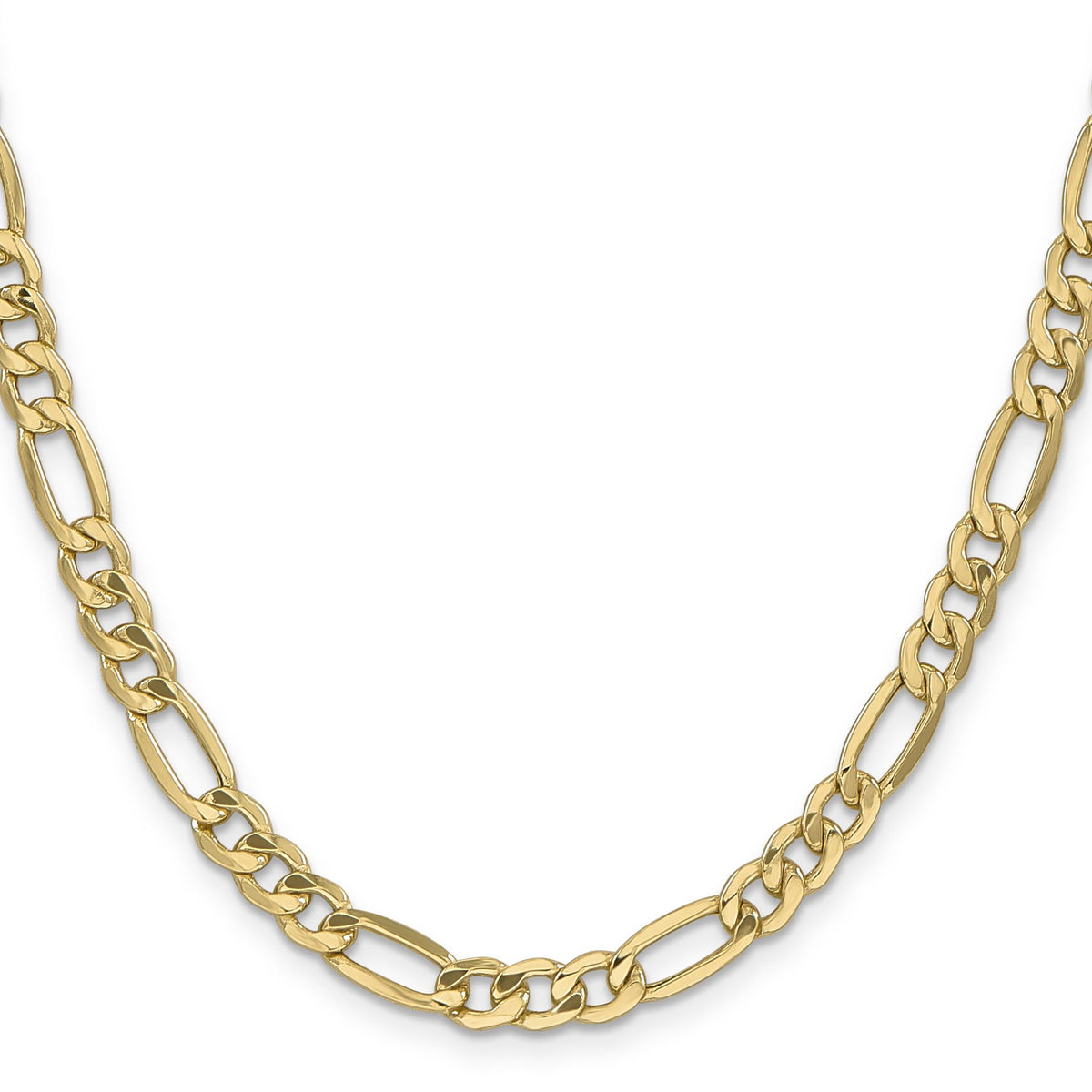 14K Yellow Gold Figaro Chain Necklace 6.25mm - Sophia Jewelers