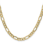 14K Yellow Gold Figaro Chain Necklace 6.25mm - Sophia Jewelers
