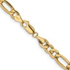 6.25mm 14K Yellow Gold Figaro Chain - Sophia Jewelers