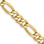 14K Yellow Gold Figaro Chain Necklace 6.25mm