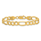 14K Yellow Gold Figaro Chain Necklace 7.3mm