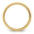 7.0mm 14K Yellow Gold Beveled Edge Comfort Fit Wedding Band - Sophia Jewelers