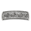 1928 Jewelry Silver-tone Ornate Floral Motif Hair Barrette