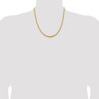 14K 20 inch 3.25mm Byzantine with Lobster Clasp Chain