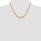 4.0mm 14K Yellow Gold Byzantine Chain - Sophia Jewelers