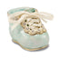 Luxury Giftware by Jere Pewter Bejeweled Crystals Gold-tone Enameled IT'S A BOY Blue Baby Bootie Trinket Box with Matching 18 Inch Necklace