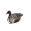 Luxury Giftware Pewter Bejeweled Crystals Gold-tone Enameled CARLO Loon Duck Trinket Box with Matching 18 Inch Necklace