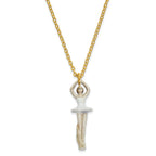 Luxury Giftware Pewter Bejeweled Crystals Gold-tone Enameled BLYTHE Ballerina on Point Trinket Box with Matching 18 Inch Necklace