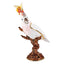 Luxury Giftware by Jere Pewter Bejeweled Crystals Gold-tone Enameled CARMEN Cockatoo Trinket Box with Matching 18 Inch Necklace